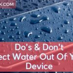 Eject Water Out Of Your Device