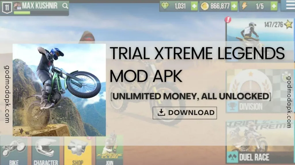Trial Xtreme Legends Mod Apk