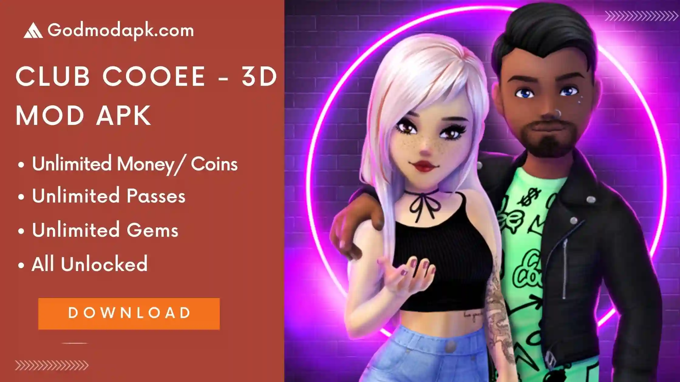 Club Cooee 3D MOD APK Download