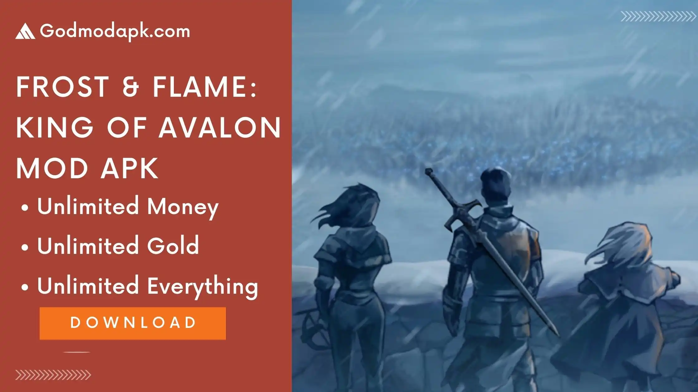 Frost & Flame King Of Avalon MOD Apk Download