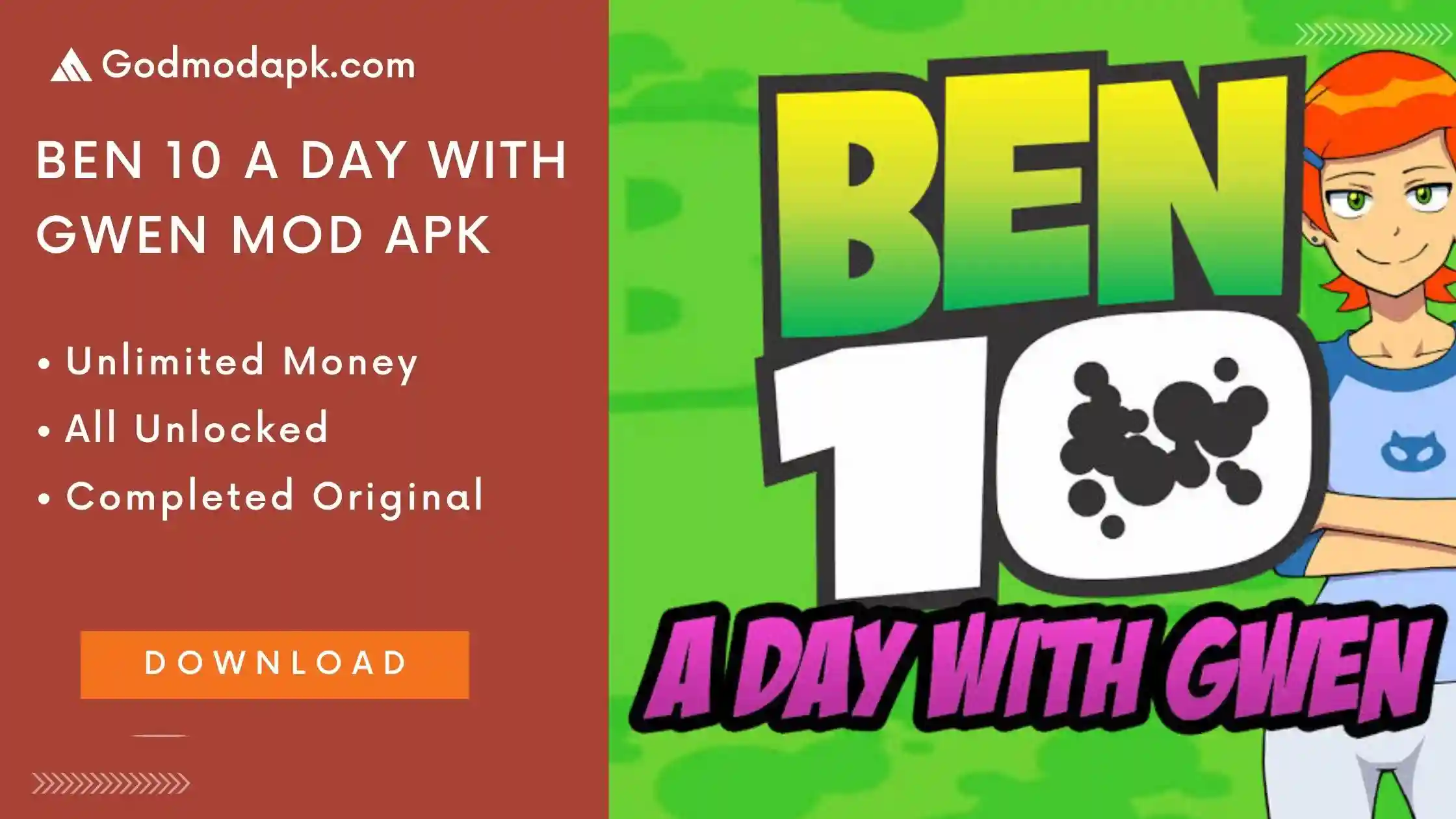 Ben 10 A Day With Gwen MOD Apk Download