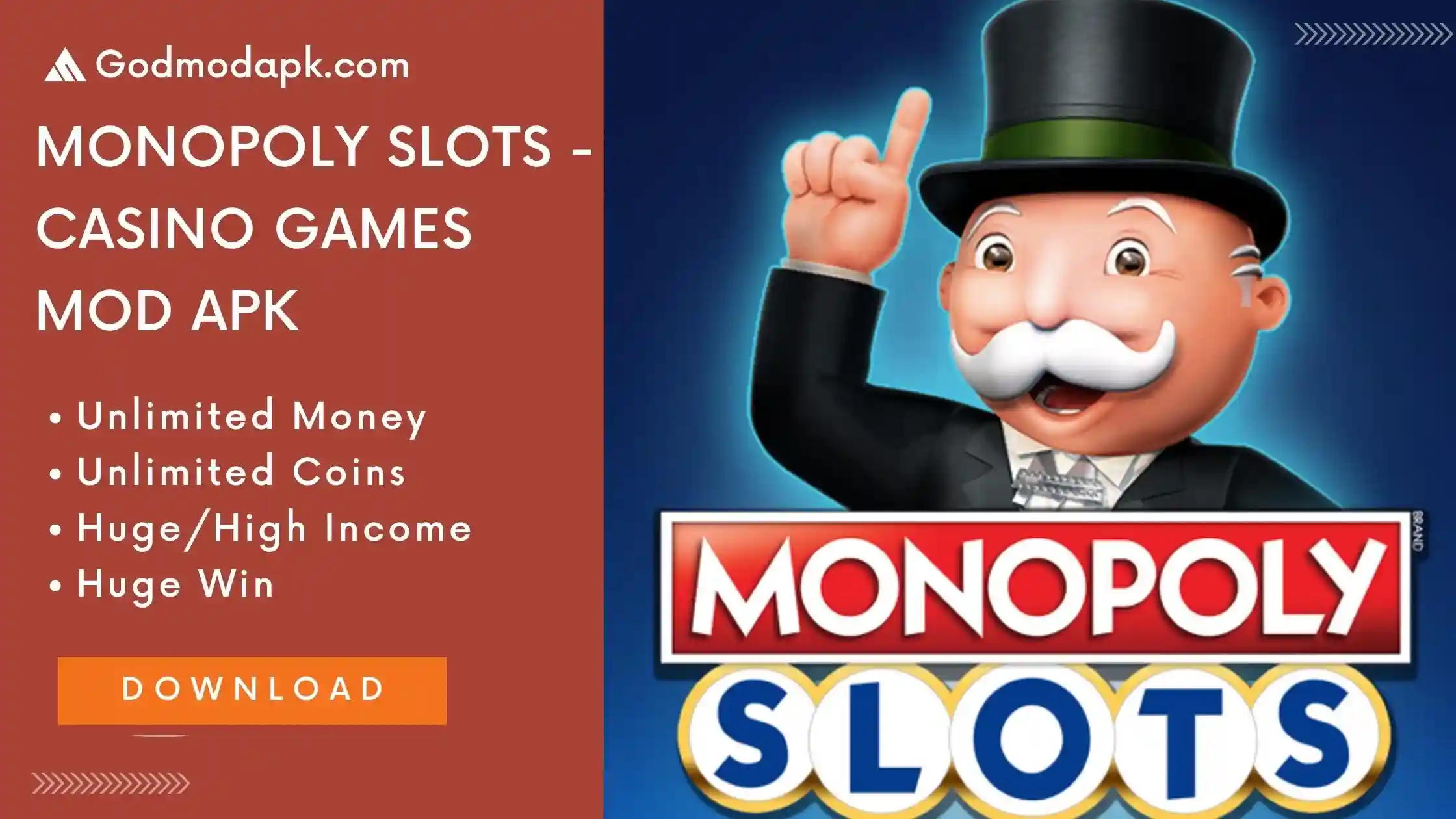 MONOPOLY Slots MOD Apk Download
