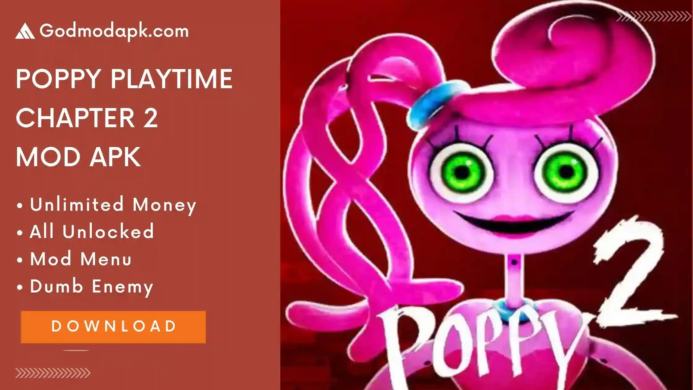 Poppy Playtime Chapter 2 Mod Apk Download