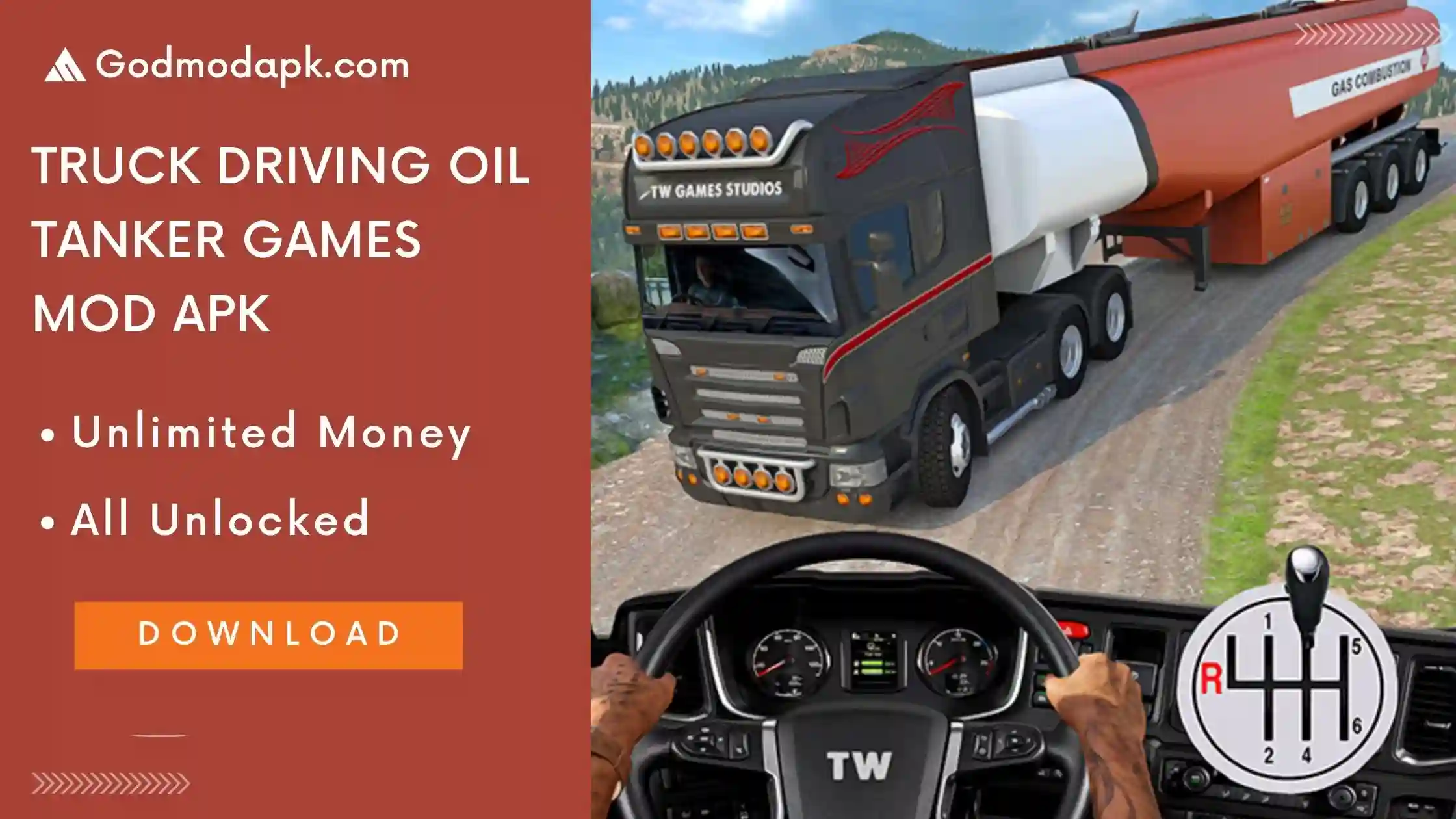 Truck Driving Oil Tanker Games MOD Apk Download