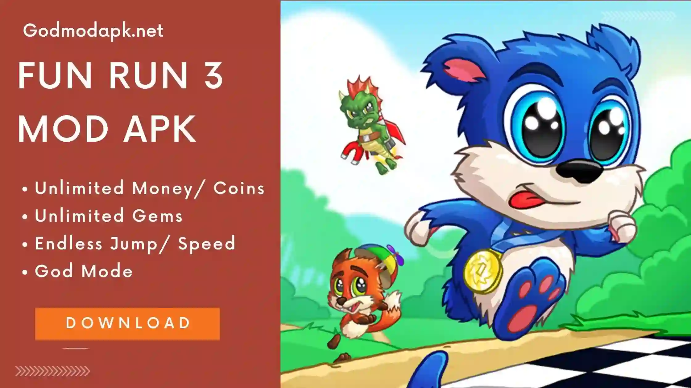 Fun Run 3 MOD Apk Download